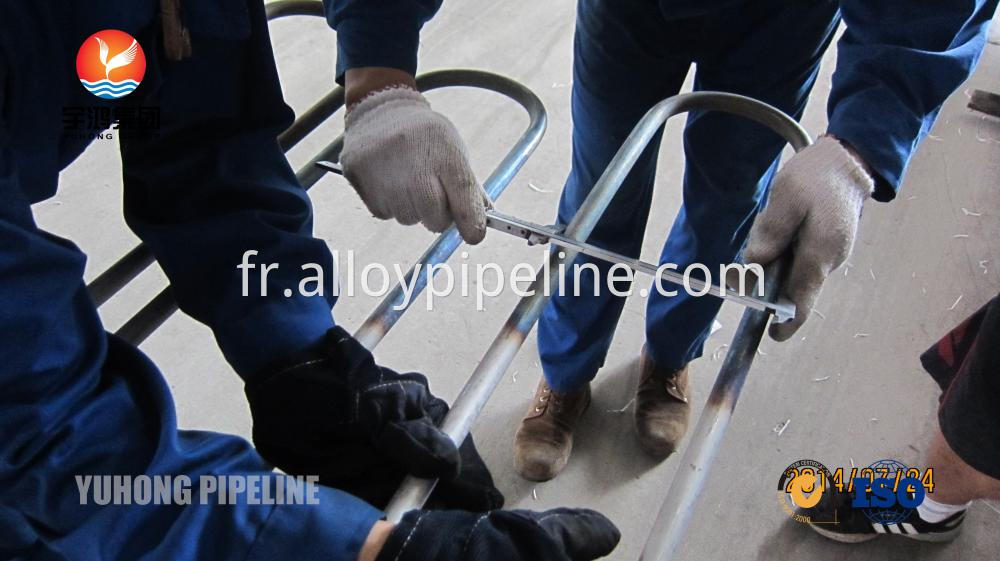 U Bend Tube ASME SA213 TP304 TP304L TP304H For Heat Exchanger